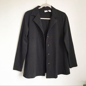 3/$25 In Due Time Maternity Blazer Soft Black Size Medium Stretch